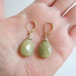COPY - Faceted Bead Drop Earrings